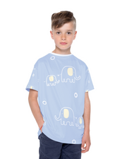 KOVASKO Boys All Over Printed T-shirt