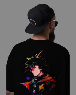 KOVASKO Men’s Anime Oversized T-Shirt
