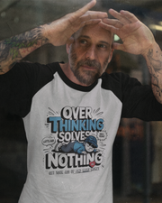 KOVASKO Men’s Over Thinking Solves Nothing Raglan T-Shirt