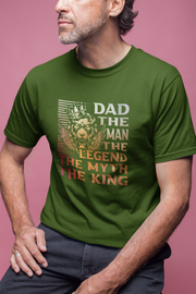 KOVASKO Men’s Dad The Man The Myth T-Shirt