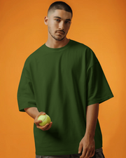 KOVASKO Mens Classic Plain Oversized T-Shirt