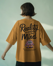 KOVASKO Women’s Reality is created by Mind Oversized T-shirt