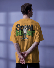 KOVASKO Men’s Social Introvert Oversized T-shirt