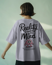 KOVASKO Women’s Reality is created by Mind Oversized T-shirt