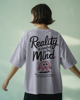 KOVASKO Women’s Reality is created by Mind Oversized T-shirt