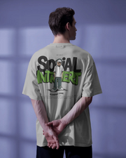 KOVASKO Men’s Social Introvert Oversized T-shirt