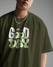KOVASKO Men’s Good Day Oversized T-Shirt