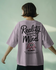KOVASKO Women’s Reality is created by Mind Oversized T-shirt