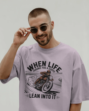 KOVASKO Men’s Life Throws You a Curve T-shirt