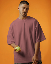 KOVASKO Mens Classic Plain Oversized T-Shirt