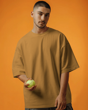 KOVASKO Mens Classic Plain Oversized T-Shirt
