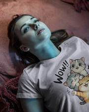 KOVASKO Women’s Three Cats T-shirt