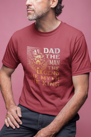 KOVASKO Men’s Dad The Man The Myth T-Shirt