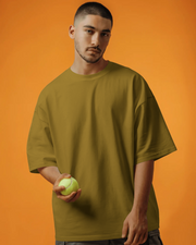 KOVASKO Mens Classic Plain Oversized T-Shirt