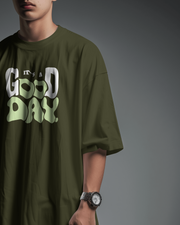 KOVASKO Men’s Good Day Oversized T-Shirt