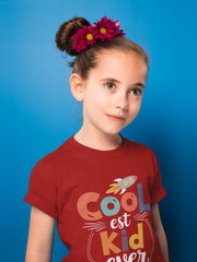 KOVASKO Girls Coolest Kid Ever T-shirt