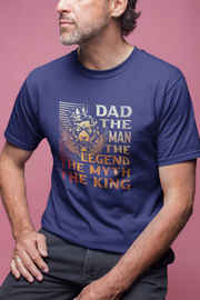 KOVASKO Men’s Dad The Man The Myth T-Shirt