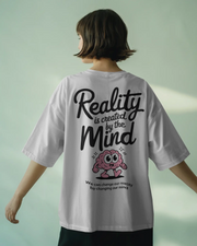 KOVASKO Women’s Reality is created by Mind Oversized T-shirt