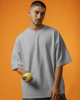 KOVASKO Mens Classic Plain Oversized T-Shirt