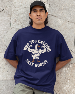 KOVASKO Men’s Who-You-Calling-Silly-Goose Fitness T-shirt