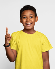 KOVASKO Boys Classic Plain Crew T-Shirt